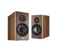 Polk Audio Reserve R200 Large Bookshelf Speaker for Dynamic, Detailed Home Theater Audio, 1" Pinnacle Ring Tweeter & 6.5" Turbine Cone Woofer, Dolby Atmos & IMAX Enhanced, Wall Mountable, Walnut Brown