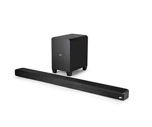 Polk Audio Signa S4 True Dolby Atmos Soundbar with Wireless Subwoofer, 3.1.2 Soundbar System, HDMI eARC, Bluetooth, AUX, Optical Input, Black