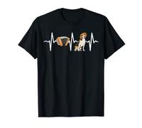 Polka Accordion Beagle Heartbeat Lover T-Shirt