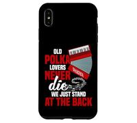 Polka Dance Festival Accordion Player Never Die Polka Music Case for iPhone XS Max
