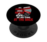 Polka Dance Festival Accordion Player Never Die Polka Music PopSockets Adhesive PopGrip