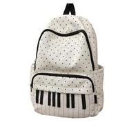 Polka Dot Backpack Cute School Bags for Girls - 2026 School Backpacks Aesthetic Piano Design School Backpack Lightweight Large - Bookbag for Teenage College Primary Secondary Middle