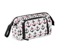 Polka Dot Black and White Ocean Pencil Bags Large Capacity Case With Pencil with Zipper for Kids Back to School Supplies estuches para lapices