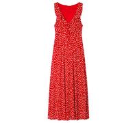 Polka Dot Dress with Bow Neckline