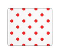 Polka Dot. Enhanced Control Mouse Pad with Lock Stitch Edge Large Thick Non-Slip Desk Mat for Office Task