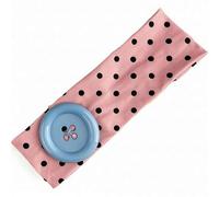 Polka Dot Headbands for Women,Vintage Hairband With Large Button Decorative, For Y2k Outfits Stripe Hairbands Cosplay Party Hair Styling Decor,Daily Style