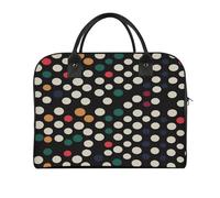 Polka Dot Laptop Tote Bag Casual Travel Handbag Multi Pocket Shoulder Bags for Work Travel