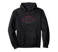 Polka Dot Lips Stylish Pop Art Design Pullover Hoodie