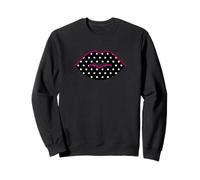 Polka Dot Lips Stylish Pop Art Design Sweatshirt