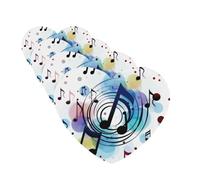 Polka Dot Music note Car Air Fresheners Cards 4 Pcs Hanging Fragrance Scented Cards Long-Lasting Car Aromatherapy Tablets for Wardrobe Bathroom Car Interior Mirror Pendant Gifts