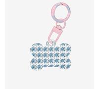 Polka Dot Music Note Printing 1 Pc Dog Bone Shape Id Tags Double Sided with Key Ring Craft for Pets