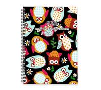 Polka Dot Owls Journal 2026 A5 To Do List Notebook Notebooks Diary 2026 Mens Planner Journal for Christian Week To View Monthly Year Diary Planner with Dotted Line Note Page Slim