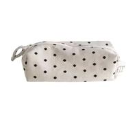 Polka Dot Pencil Case for Girls Large Capacity Aesthetic Pencil Pouch | Aesthetic Cute Pencil Case Multifunctional Stationery Pouch for School College Office