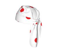 Polka Dot. Print Cycling Headwrap Under Helmet Skull Cap Sweat Wicking Quick Dry for Patriotic Event Gift
