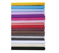 Polka Dot Print Design Woven Fabric.Classical English Spotted,Soft Crunchy Feel.Also 100% Cotton Finest Voile Semi Translucent Material.Craft Projects,Linings;Neotrims,White Black Dot,1/2m