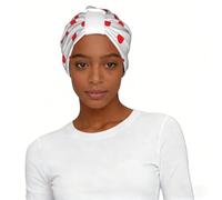 Polka Dot. Print Retro Turban Hat for Women Stretch Printed Headscarf Pull On Travel Ready Alternative Gift