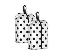 Polka dot Print Unisex Travel Shoe Storage Bag Camping Lightweight Portable Organizer Pouch