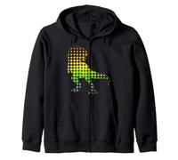 Polka Dot T Rex Dinosaur September 15th Zip Hoodie