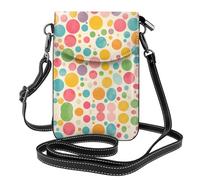 Polka dots all over This lightweight, unisex flap crossbody bag frees up your hands and is suitable for travel, holidays, and everyday use.