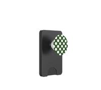 Polka Dots Dark Olive Green And White, Women Girls Polka-Dot PopSockets PopWallet for MagSafe