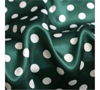 Polka Dots Fabric Satin Charmeuse Soft Lining Scarf DIY Tissu, Multicolor, Multiple Sizes(Color10,1Meter X 1.48Meter)