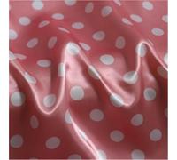 Polka Dots Fabric Satin Charmeuse Soft Lining Scarf DIY Tissu, Multicolor, Multiple Sizes(Color7,2Meters X 1.48Meter)