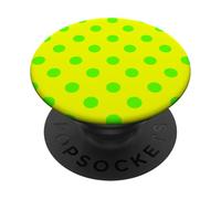 Polka Dots Polka Dots Green Dots Pattern PopSockets Adhesive PopGrip