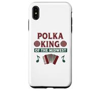 Polka King Of The Midwest Funny Christmas Festive Feeling Case for iPhone XS Max