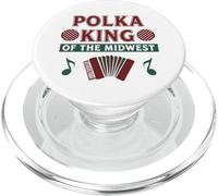 Polka King Of The Midwest Funny Christmas Festive Feeling PopSockets PopGrip for MagSafe