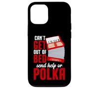 Polka Music Band Accordion Player Concert Send Help Polka Case for iPhone 12/12 Pro