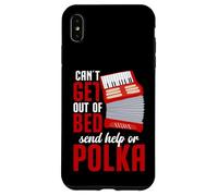 Polka Music Band Accordion Player Concert Send Help Polka Case for iPhone XS Max