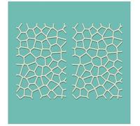 Polkadoodles Odd Shape Texture 2 pcs Chipboard Embellishment Pack