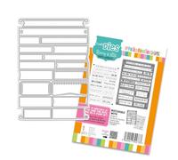 Polkadoodles Strip Sentiment Stamp Set - to Match The Perfectly Perfect Outline Dies - Card Making, Craft, Scrapbooking, Mixed Media, PD8927