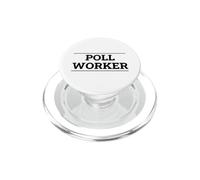 Poll Worker Election Day Volunteer PopSockets PopGrip for MagSafe