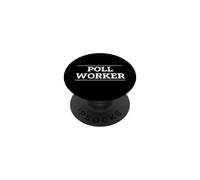 Poll Worker Precinct Volunteer Voting Day PopSockets Adhesive PopGrip