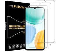 Pollachi[3 Pack Screen Protector for Honor X5c,Honor X5c Plus Tempered Glass Film,Drop-proof up to 10m,Prevent White Edges Bubbles,No Bubbles Protective Film