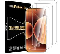 Pollachi[3 Pack Screen Protector for Xiaomi 17 Pro Tempered Glass Film,Drop-proof up to 10m,Prevent White Edges Bubbles,No Bubbles Protective Film Designed for Xiaomi 17 Pro