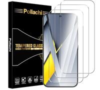 Pollachi[3 Pack Screen Protector for Xiaomi Poco F8 Pro,Tempered Glass Film Designed for Xiaomi Poco F8 Pro,Drop-proof up to 10m,Prevent White Edges Bubbles,No Bubbles Protective Film