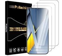 Pollachi[3 Pack Screen Protector for Xiaomi Poco F8 Ultra,Tempered Glass Film Designed for Xiaomi Poco F8 Ultra,Drop-proof up to 10m,Prevent White Edges Bubbles,No Bubbles Protective Film