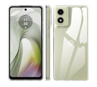 Pollachi case for Motorola Moto E14 Clear Case,a Soft TPU Shell,Soft Bumper Scratch Resistant Silicone Pad Shell-Transparent[Not Yellowing]