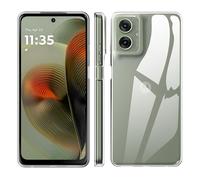 Pollachi case for Motorola Moto G55 Clear Case,a Soft TPU Shell,Soft Bumper Scratch Resistant Silicone Pad Shell-Transparent[Not Yellowing]