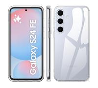 Pollachi case for Samsung Galaxy S24 FE Clear Case,a Soft TPU Shell,Soft Bumper Scratch Resistant Silicone Pad Shell-Transparent[Not Yellowing]
