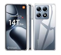 Pollachi case for Xiaomi 14T Pro Clear Case,a Soft TPU Shell,Soft Bumper Scratch Resistant Silicone Pad Shell-Transparent[Not Yellowing]