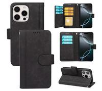 Pollachi Flip Case for Xiaomi Poco X7 Pro (9 cards),Xiaomi Poco X7 Pro Phone Magnetic PU Leather Foldable Wallet Case with Reid Blocking,Holder and Stand[Black]