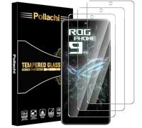 Pollachi for Asus ROG Phone 9 FE Screen Protector [3 Pack] Tempered Glass Film for Asus ROG Phone 9 FE,Protective Film 9H Hardness,Shatterproof,Anti Fingerprints,No Bubbles