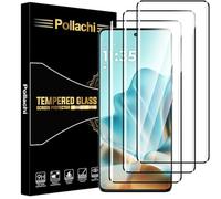 Pollachi for Moto Edge 60 Fusion Screen Protector,3D Full Coverage Curved Tempered Glass Film,9H Hardness,Explosion-Proof,Anti Fingerprints,No Bubbles-3 Pack