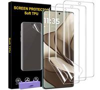 Pollachi for Motorola Moto Edge 50 Soft Screen Protector,Flexible TPU Film[Not Glass],Scratchproof,Auto Repair,Touching Sensitivity,Moto Edge 50 TPU Screen Protector-3 Pack