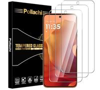 Pollachi for Motorola Moto G15 Screen Protector [3 Pack] Tempered Glass Film for Moto G15,Protective Film 9H Hardness,Shatterproof,Anti Fingerprints,No Bubbles