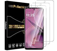 Pollachi for Motorola Moto G55 Screen Protector [3 Pack] Tempered Glass Film for Moto G55,Protective Film 9H Hardness,Shatterproof,Anti Fingerprints,No Bubbles