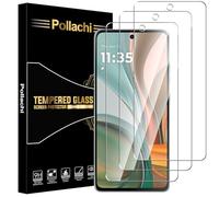 Pollachi for Motorola Moto G75 Screen Protector [3 Pack] Tempered Glass Film for Moto G75,Protective Film 9H Hardness,Shatterproof,Anti Fingerprints,No Bubbles